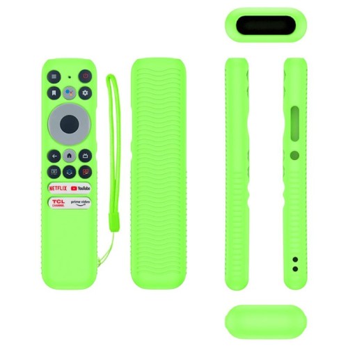 Per TCL RC902N FMR1 Y47 Custodia in silicone anti-caduta per telecomando TV (rosso)