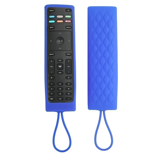 Per Vizio XRT136/XRT140 Custodia in silicone per telecomando da 2 pezzi (blu cielo)