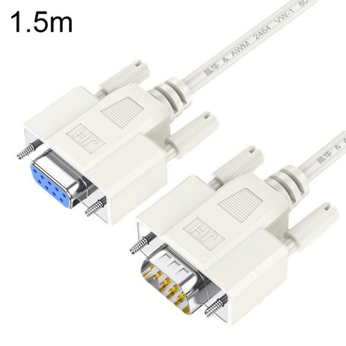 Cavo DB JINGHUA B110 maschio-femmina Cavo COM seriale RS232 Linea di connessione dispositivo stampante, dimensioni: 1,5 m (beige)