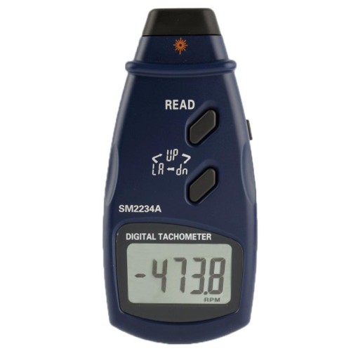 Tachimetro digitale con foto laser Tachimetro RPM senza contatto (SM2234A)