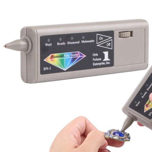Tester portatile per moissanite/diamanti, spina europea.