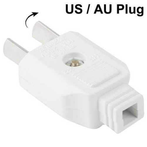 US / AU Plug AC Wall Universal Travel Power Socket Plug Adapter (bianco)