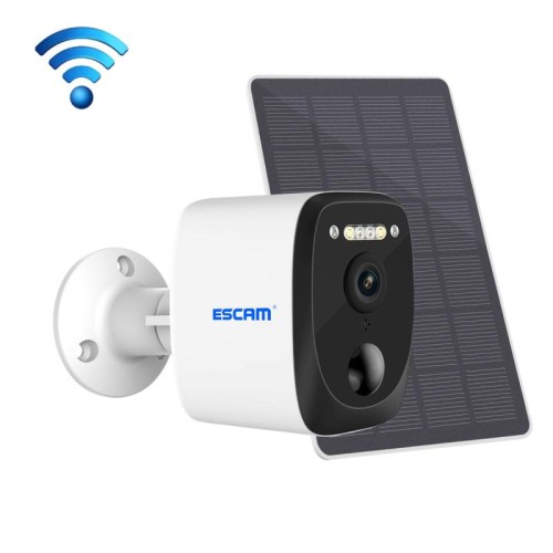 ESCAM QF370 3MP Cloud Storage PT WIFI Pannello solare Telecamera IP con supporto allarme PIR Visione notturna e audio bidirezionale