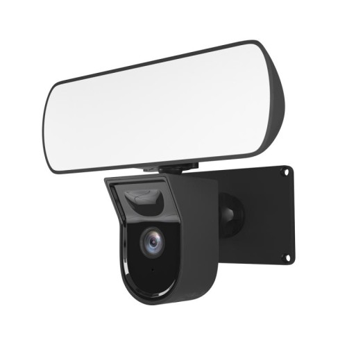 ESCAM QF615 2MP IP66 Telecamera IP WiFi impermeabile e proiettore, supporto visione notturna / rilevamento movimento PIR / audio bidirezionale (spina UE)