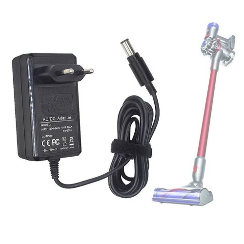 Adattatore di ricarica Caricabatterie Adattatore di alimentazione adatto per aspirapolvere Dyson DC32 / DC33 / DC38 24,35 V, standard spina: spina europea
