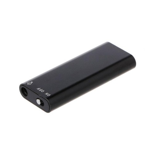 Penna per registratore USB da 8 GB Lettore MP3 Classe di ascolto per riunioni Penna di memoria per anziani (nera)