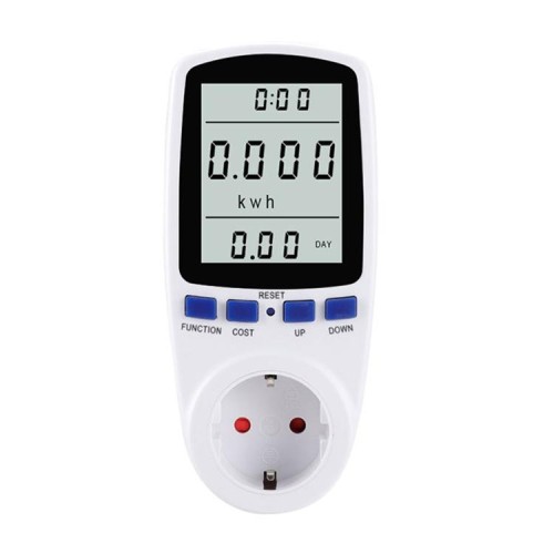 AC 230V 50Hz MAX 16A Display LCD LCD Misuratore di energia Watt Volt Voltage Tensione Analizzatore di energia elettrica Automatico Analizzatore di energia elettrica ANALIZZATORE