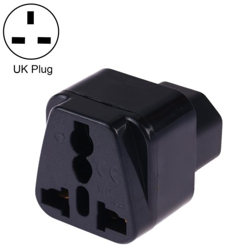 Presa universale portatile a spina maschio C14 UPS PDU APC Computer Server Adattatore di alimentazione Caricatore da viaggio (nero)
