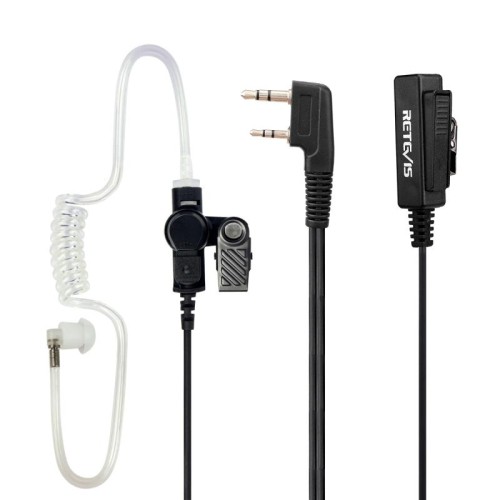 Retevis TK 2 PIN Long Clip Guida dell'aria Covert Tubo Acoustic Tubo Auricolare Microfono altoparlante per H-777 / RT-5R / RT-5RV / RT-B6