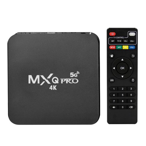 MXQ Pro 5G 1280 x 720 Full HD Media Player 1GB+8GB RK30Board Quad Core Android 7.1 TV Box con telecomando (spina UE)