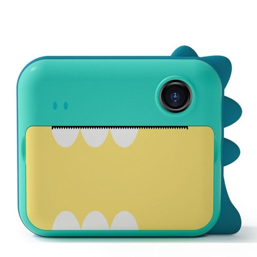 P1 Fotocamera istantanea per bambini da 16 GB, 1200 W, doppia lente anteriore e posteriore, mini fotocamera digitale per stampe fotografiche (gatto rosa)