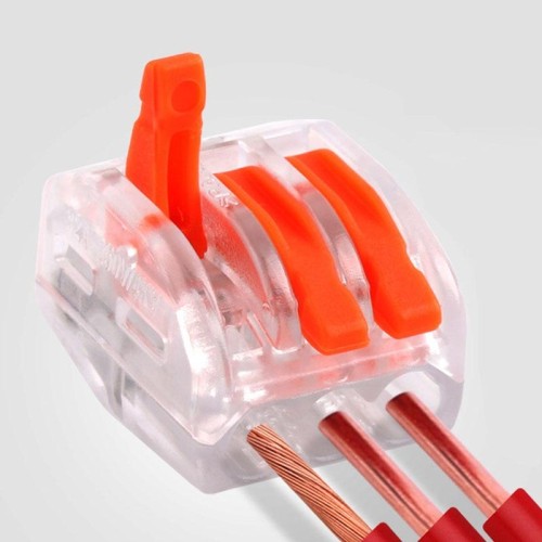 10 PCS VSE-413W Terminale in plastica Connettore per cablaggio domestico