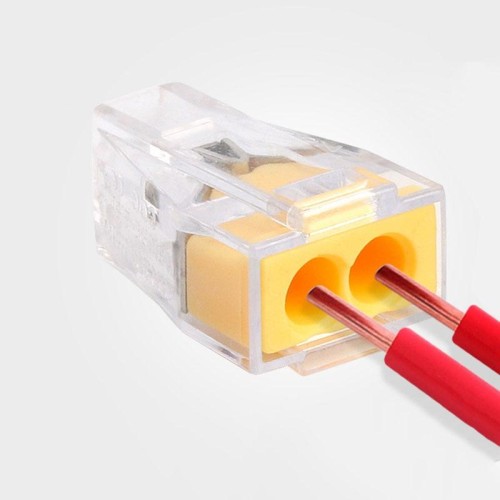 10 PCS VSE-102A Terminale connettore filo 1-2,5 Terminale filo rigido quadrato
