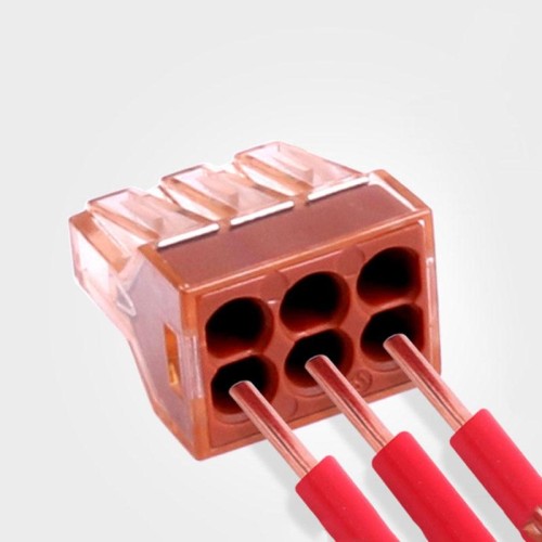 Connettore rapido per morsettiera multifunzione a quattro fori VSELE VSE-606A da 10 pezzi