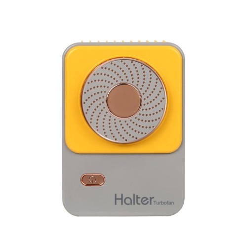 SHC-S03 Ventilatore portatile da appendere pigro portatile per sport all'aria aperta da tavolo USB, colore: giallo