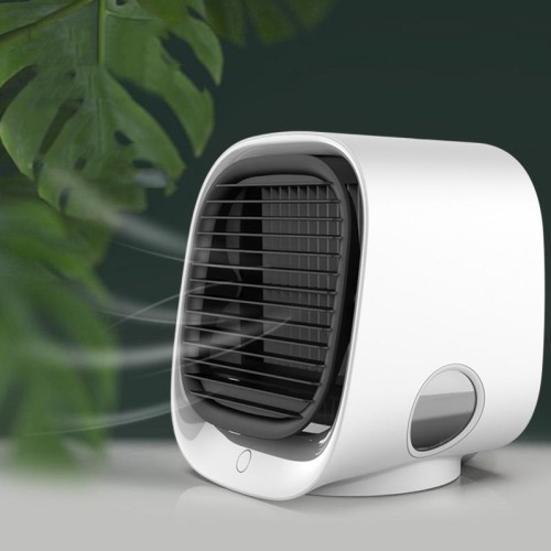 Ventola di raffreddamento desktop USB Ufficio portatile Aria condizionata fredda Aria condizionata, Colore: M201 Sky White