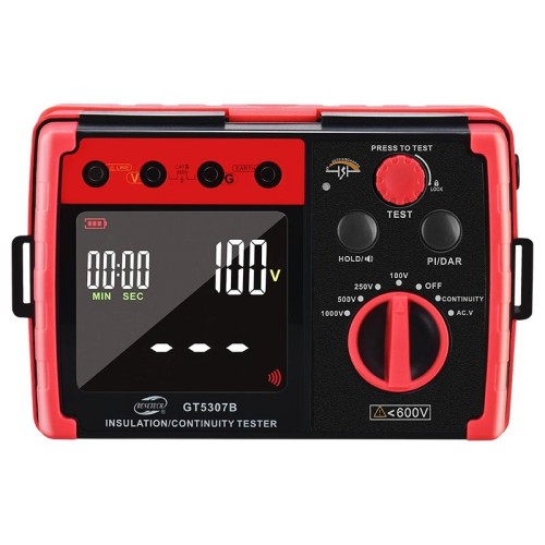 Tester di resistenza agli isolanti digitali LCD Benetech GT5307B