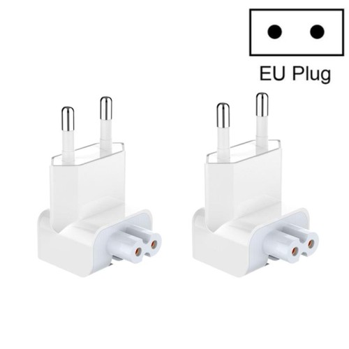 2 PCS XJ01 Adattatore di alimentazione per iPad 10W 12W Caricabatterie e caricabatterie serie MacBook, spina UE