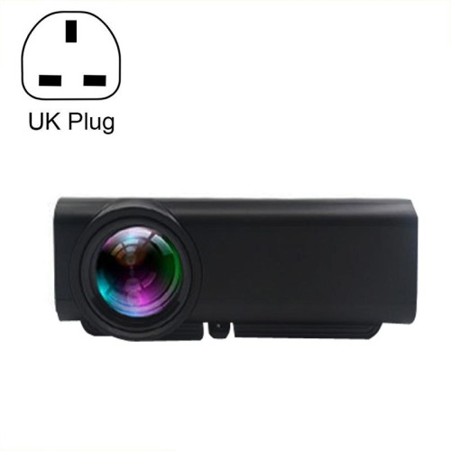 YG530 LED Piccolo proiettore di mirroring dello schermo wireless 1080P 1080P, tappo di alimentazione: tappo del Regno Unito (nero)