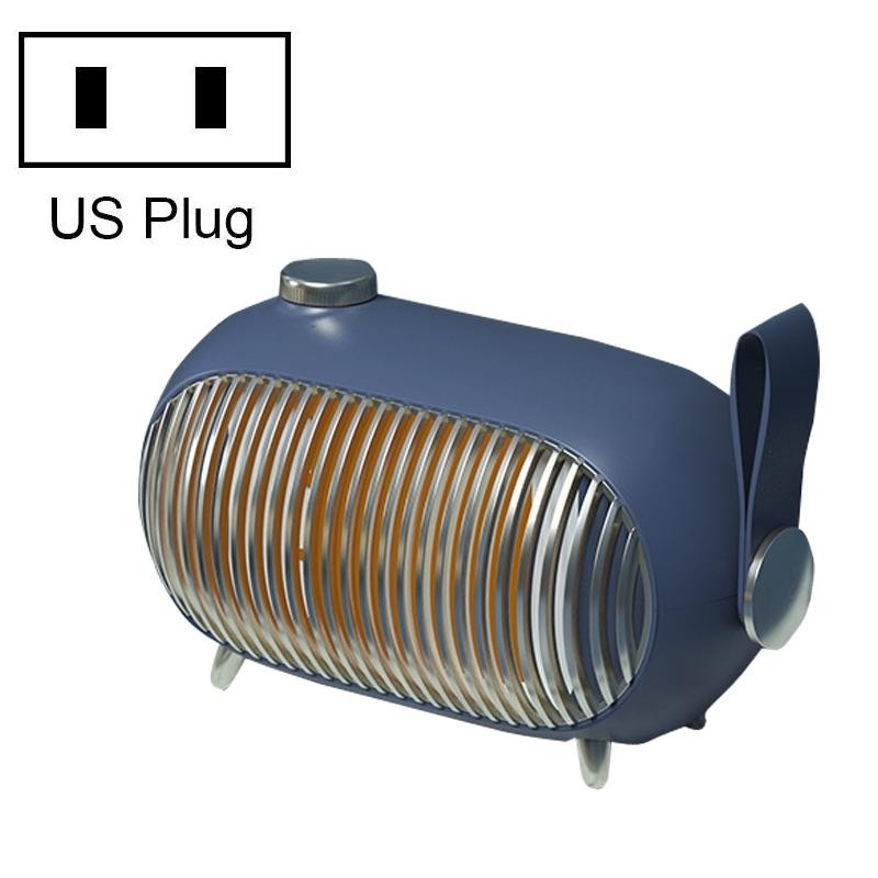 N301 Mini Riscaldatore Scrivania Desk Silent Air Riscaldatore Aria Hot Riscaldatore Camera per la casa Plug (Emerald)