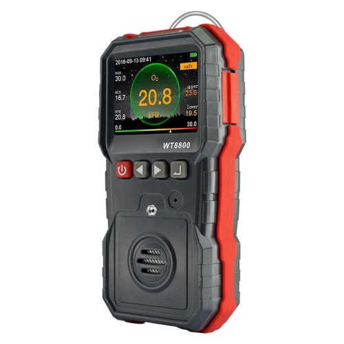 Rilevatore di contenuto di ossigeno WT8800 Rilevatore di gas combustibili tossici e nocivi