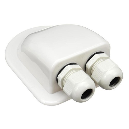 Scatola di giunzione impermeabile impermeabile in ABS Plastic Bracket Plastic Bracket solare ABS (nero)