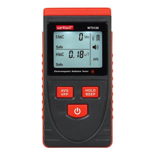 Tester di radiazione elettromagnetica del misuratore di umidità del legno induttivo WT3120