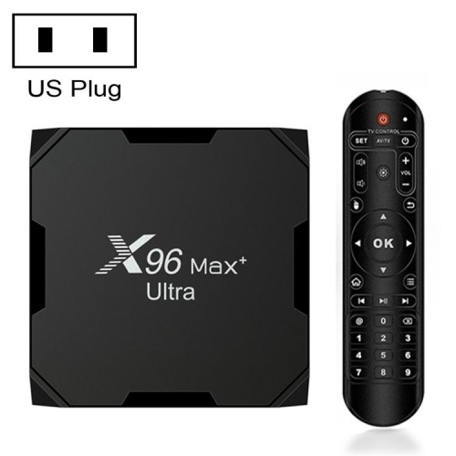 X96 MAX+ Ultra 4GB+ 32 GB AMLOGIC S905X4 8K Smart TV Box Android 11.0 Media Player, Tipo di plug: Plug US