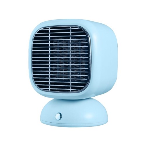 PTC scaldamani da tavolo scaldapiedi con funzione timer (azzurro)