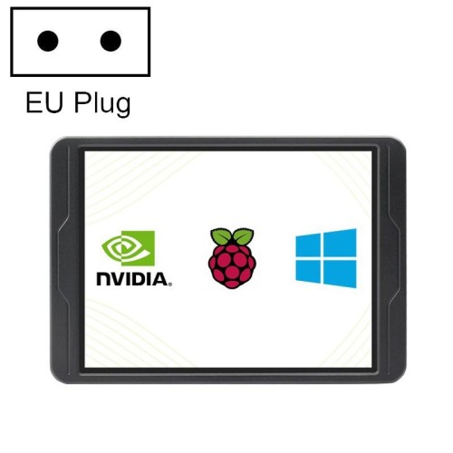 Waveshare 8 pollici 2K IPS 1536 × 2048 Display touch con pannello in vetro temperato per incollaggio ottico, spina: spina europea