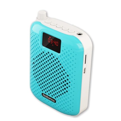 Rolton K500 Altoparlante audio Bluetooth Megafono Amplificatore vocale Supporto registrazione FM TF(Blu)