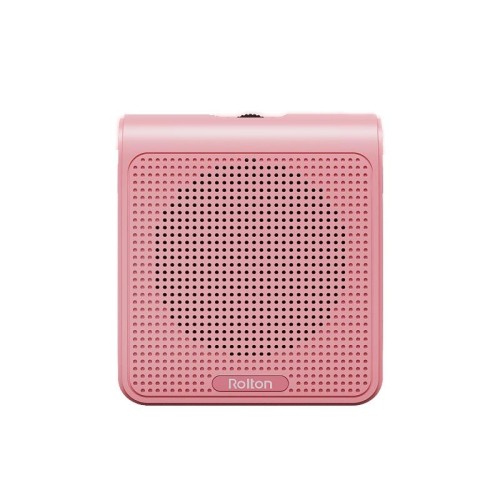 Rolton K10 Mini Altoparlante Audio Megafono Amplificatore Vocale Non Supporta TF Card/U Disco (Rosa)