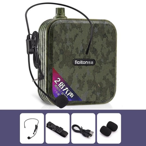 Rolton K600 Altoparlante audio Bluetooth da 7,4 V Megafono Amplificatore vocale senza trasmettitore (nero)