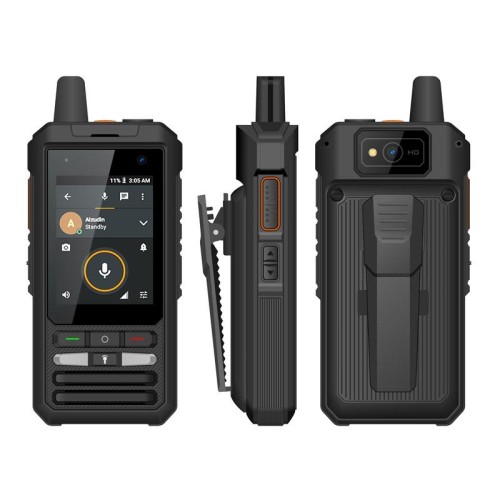 Telefono robusto walkie-talkie UNIWA F80, 1 GB + 8 GB, Impermeabile, antipolvere, antiurto, batteria da 5300 mAh, 2,4 pollici Android 8.1 Qualcomm MSM8909 Quad Core fino a 1,1 GHz, rete: 4G, doppia SIM, PPT, SOS (nero)