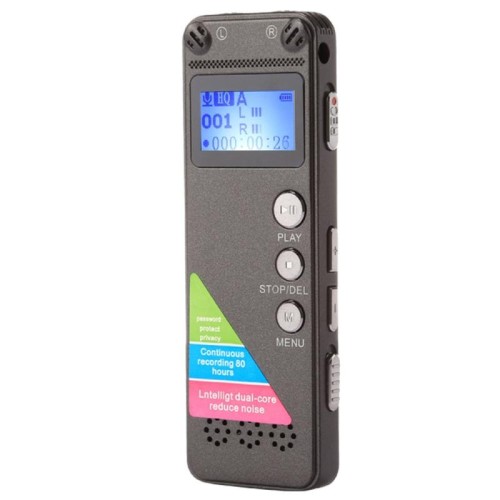VM31 Registratore vocale audio portatile, 16 GB, supporta la riproduzione musicale