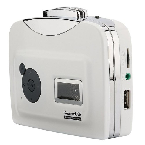 Convertitore da cassetta a MP3 Ezcap 230 per acquisire lettore musicale audio (bianco)