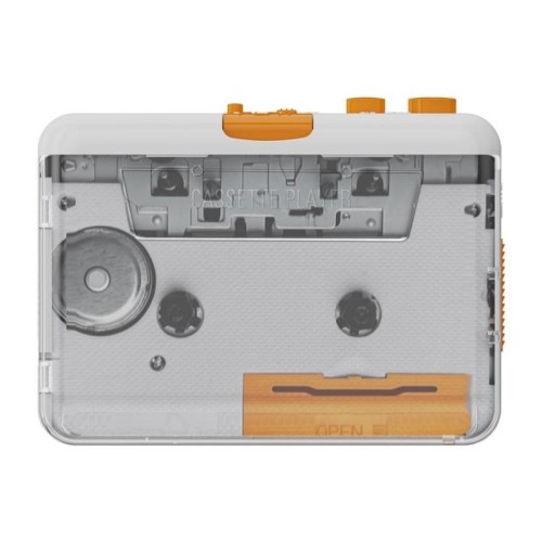 EZCAP 218SP Lettore di cassette stereo trasparente Walkman Convertitore portatile da cassetta a MP3
