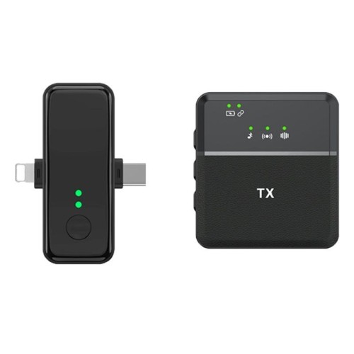 Microfono wireless con riduzione del rumore con clip per collare SX31 3 in 1