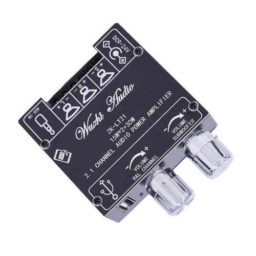 ZK-LT21 Mini Bluetooth 5.1 Ricezione modulo audio con amplificatore di potenza Digital D Stereo Dual Channel