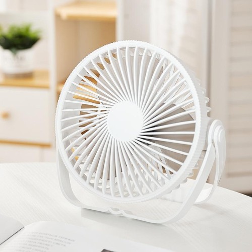 Ventilatore elettrico 3 in 1 da parete Mini ventilatore a turbina senza spazzole silenzioso da tavolo, stile: ricaricabile (nero)