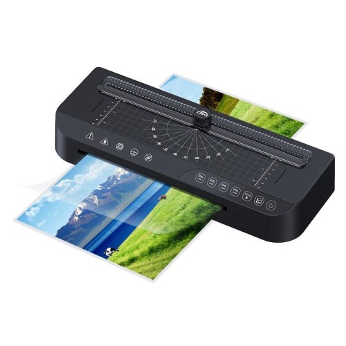 FN338 Laminatore fotografico A4/A5/A6 con 4 livelli di spessore Allarme di preriscaldamento opzionale (spina UE)