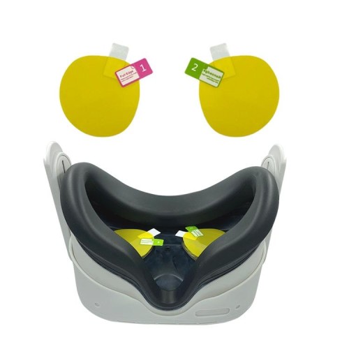 Per Meta Quest 3 VR Occhiali Pellicola protettiva per lenti (giallo)