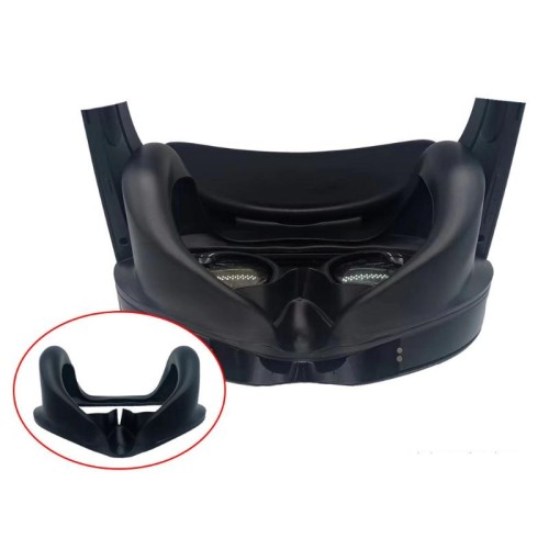 Per Mate Quest Pro Maschera per gli occhi Protezione magnetica per occhi in silicone di ricambio per blocco della luce Accessori VR (nero)