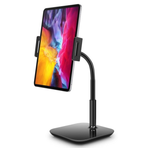NS-06A Supporto per tablet da tavolo regolabile con base resistente e girevole a 360 gradi