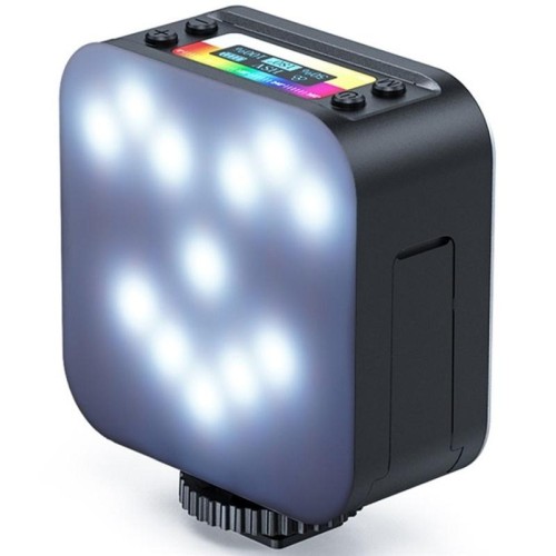 D02 Lampada video RGB tascabile ad assorbimento magnetico Mini LED Luce di riempimento per trasmissione in diretta