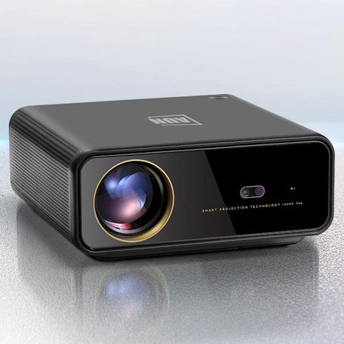 AUN U001 Proiettore digitale HD LED Home Theater portatile 4K 18.000 lumen (nero)