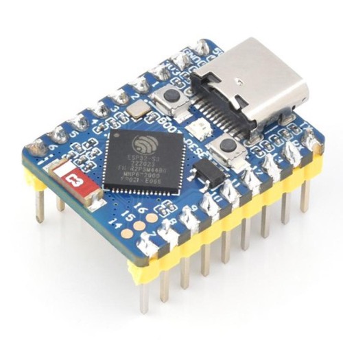 Mini scheda di sviluppo Waveshare ESP32-S3, basata sul processore dual-core ESP32-S3FH4R2 con header