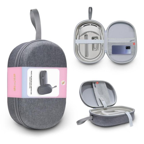 JYS-APP001 Borsa portatile antigraffio per occhiali VR per custodia per cuffie Apple Vision Pro, colore: lino grigio
