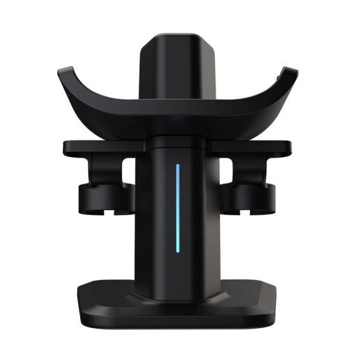 Per Meta Quest 3/2/Pro Supporto di ricarica con luci RGB (nero)