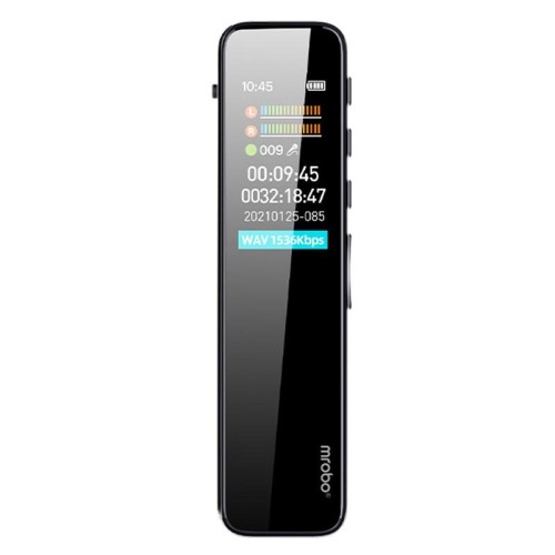 Mrobo RV18 Penna di registrazione con riduzione intelligente del rumore con schermo a colori da 0,96 pollici, capacità: 8 GB (Flagship)